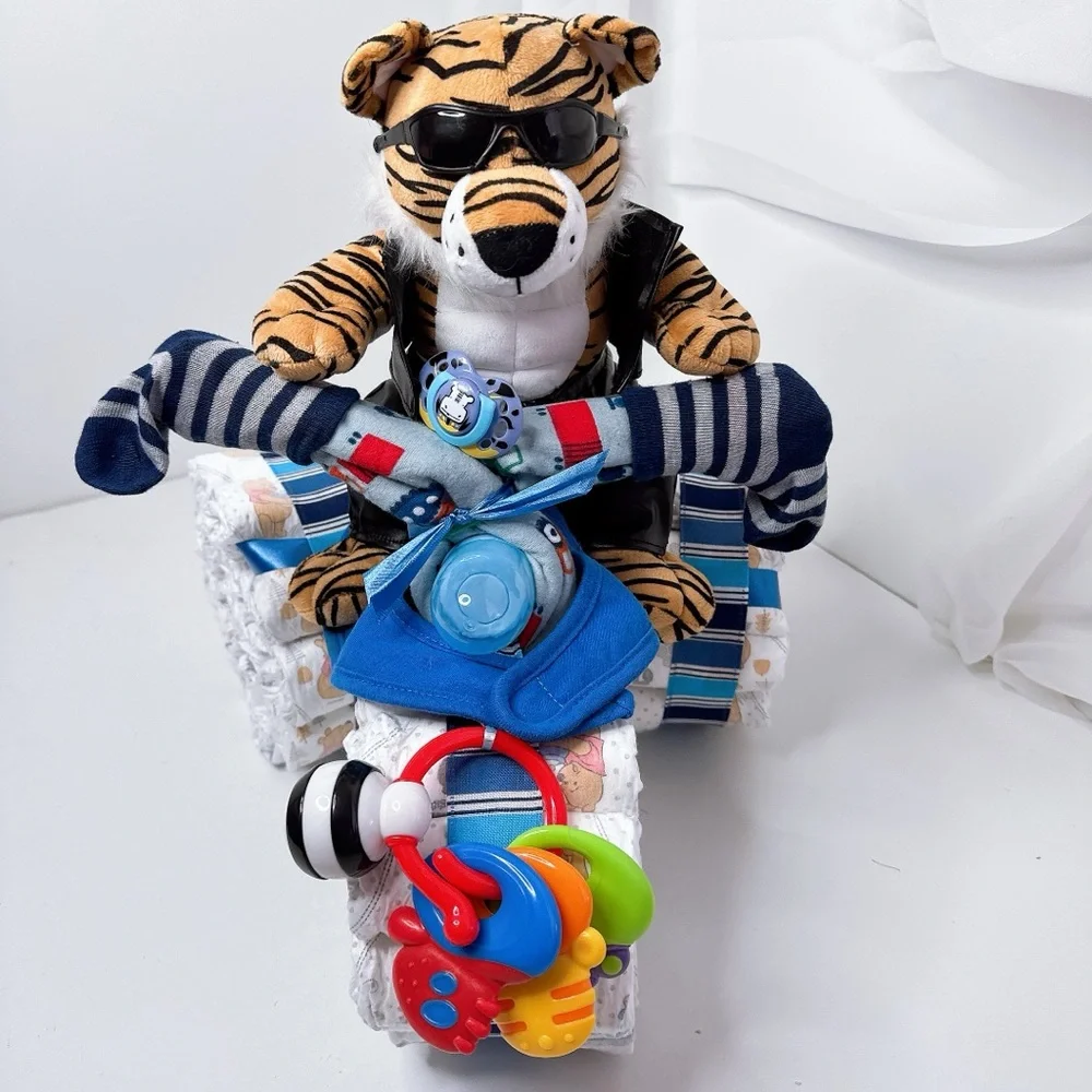 Handmade cute motorcycle